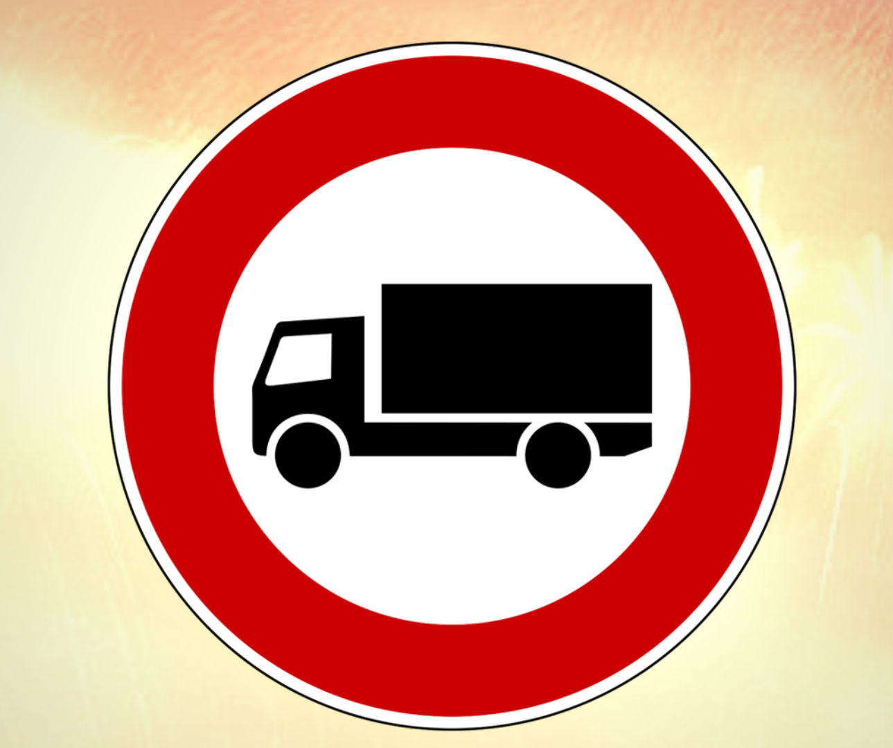 Запрещающие знаки движение грузовых автомобилей запрещено