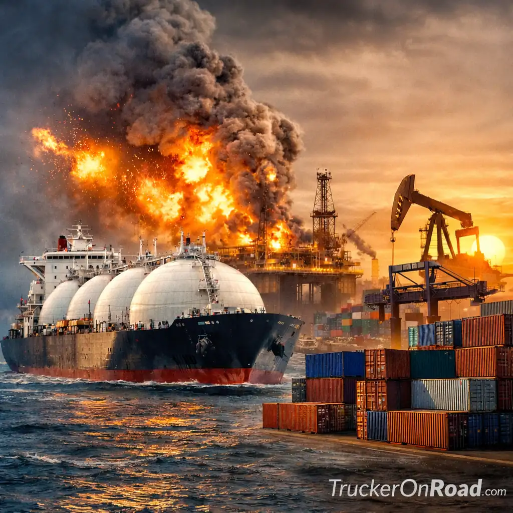 Wojna z Iranem podbija ceny paliw i transportu. Drożeją kontenery, gaz i ropa – co to oznacza dla kierowców zawodowych?