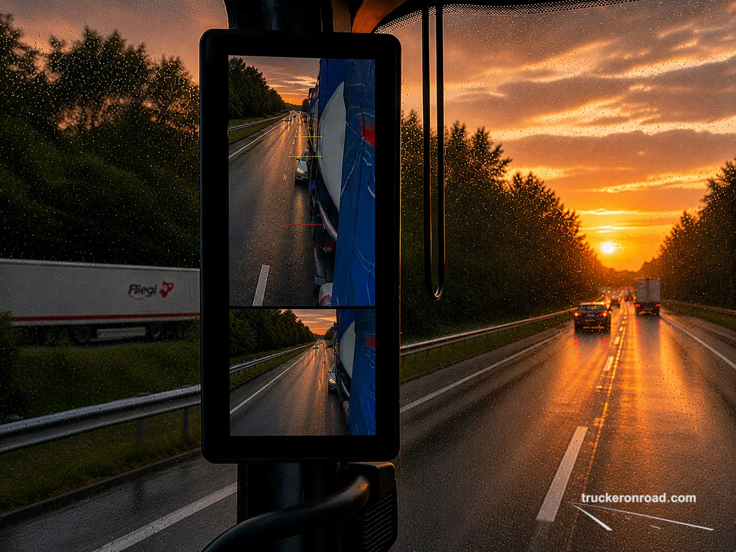 Elektryk za ciężarówką – jeżdżą niebezpiecznie blisko za naczepą, żeby zwiększyć zasięg. Nowy problem na europejskich autostradach?